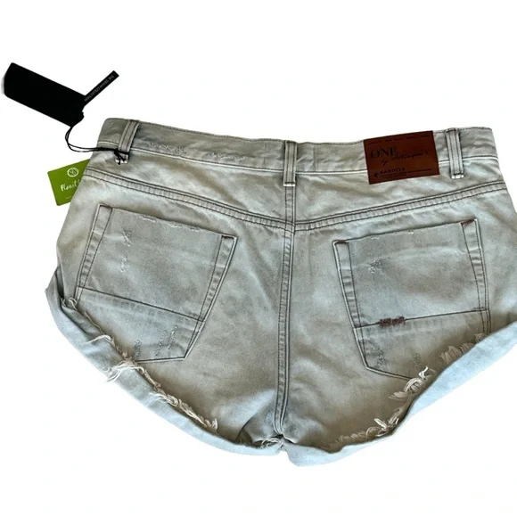 ONE TEASPOON DIAMONDE BANDITS SHORTS DISTRESSED NEW WITH TAGS SIZE 30